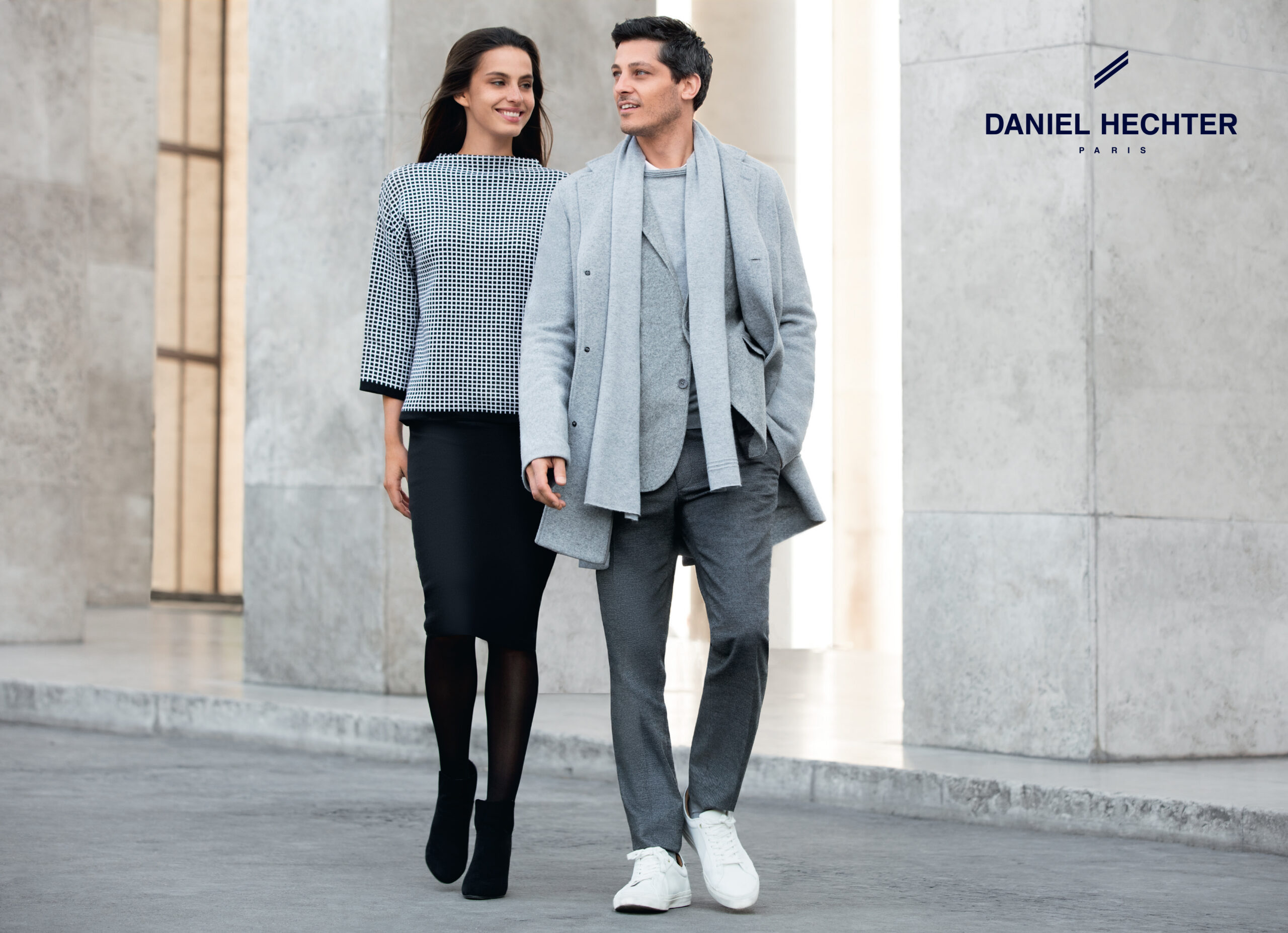 Atesh Salih fashion campaign with model